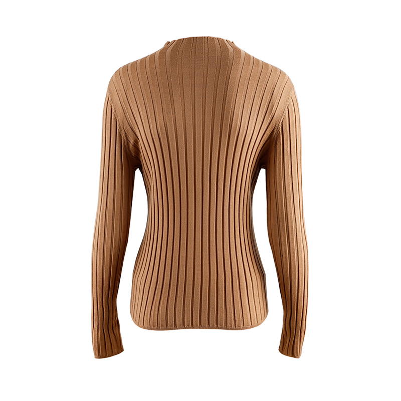 Solid Casual Womens Knit Sweater 2