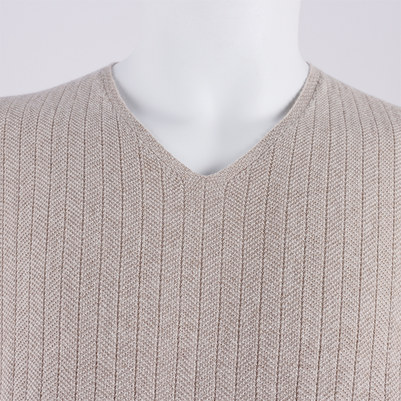 Cotton V Neck Knit Jumper Sweater3