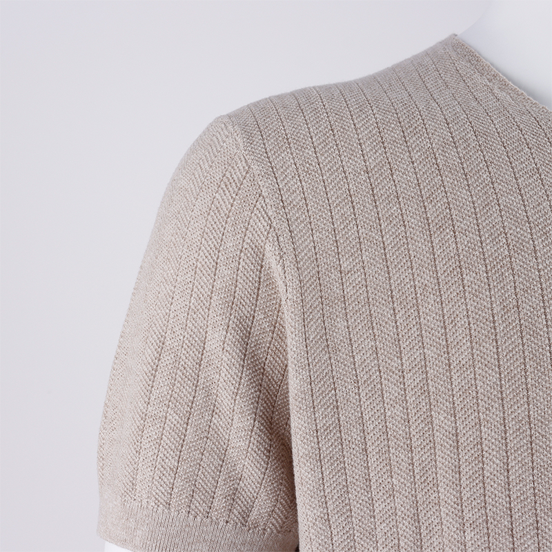 Cotton V Neck Knit Jumper Sweater5
