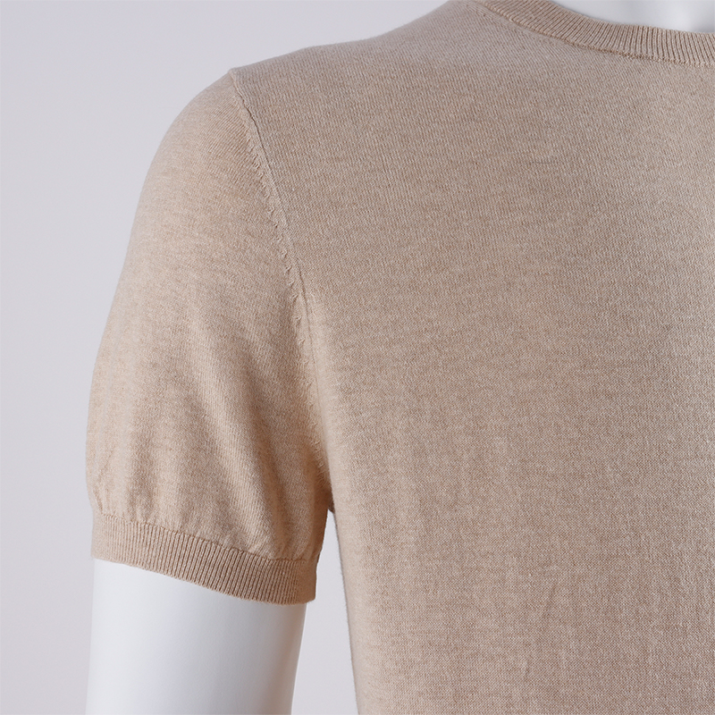 Light Brown Short Sleeve Sweatshirt4