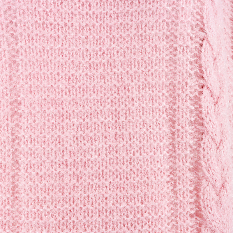 Pink Mohair Heavy Weight Jumper Sweater5