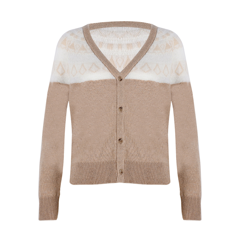 Brown Mohair Wool Sweater1