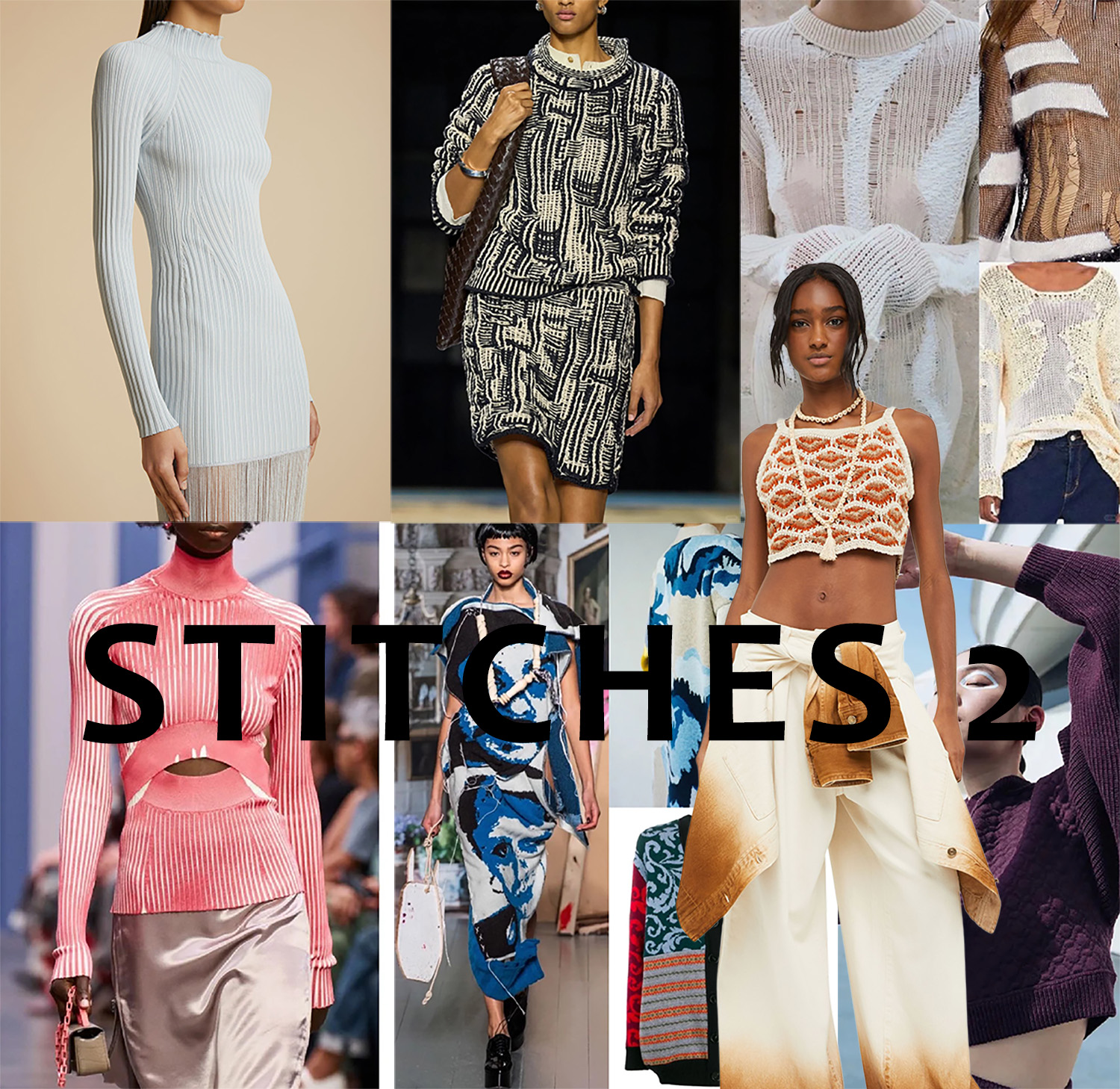Stitch Patterns for Custom Knitwear. Part 2