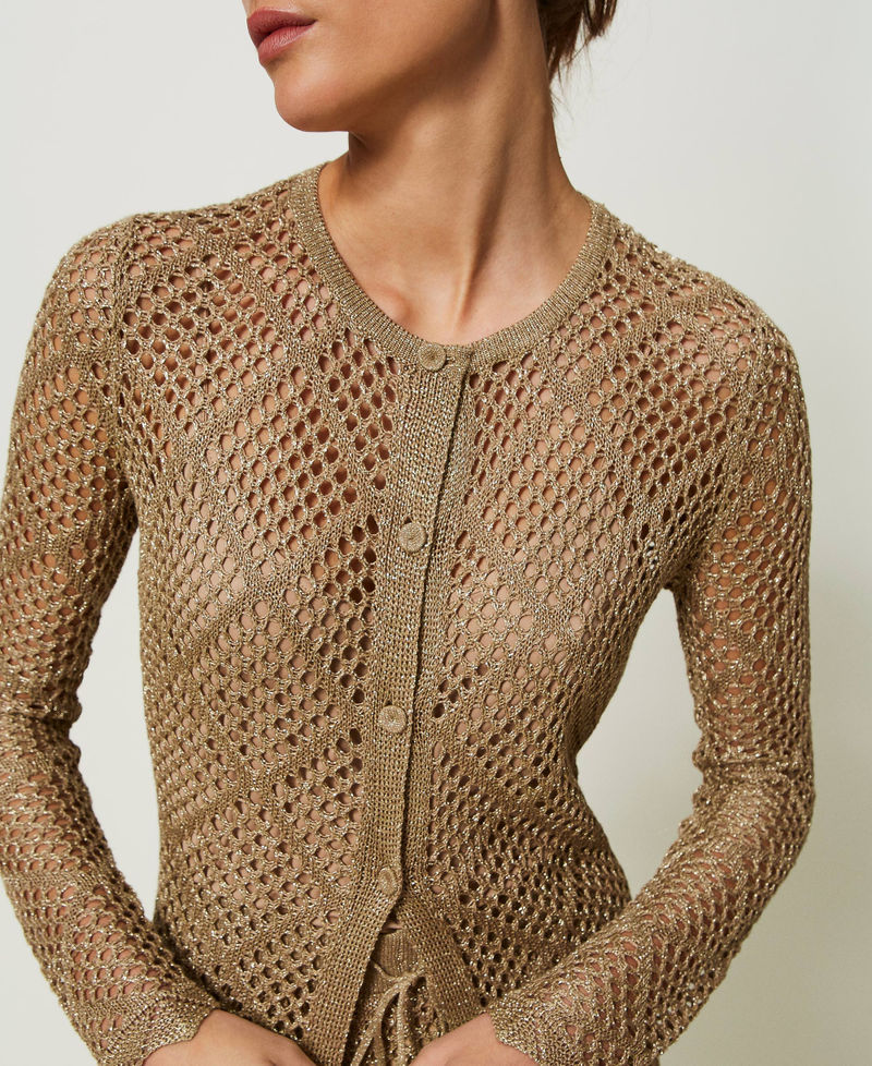 lurex cardigan